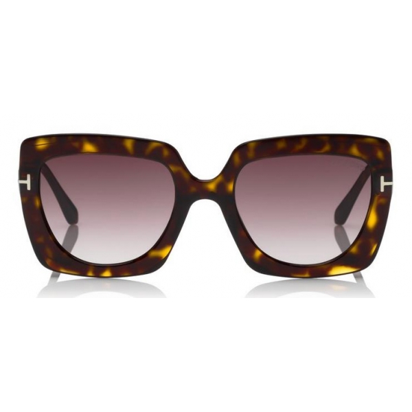 Tom Ford - Jasmine Sunglasses - Square Acetate Sunglasses - Havana - FT0610 - Sunglasses - Tom Ford Eyewear