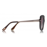 Tom Ford - Jasmine Sunglasses - Square Acetate Sunglasses - Havana - FT0610 - Sunglasses - Tom Ford Eyewear