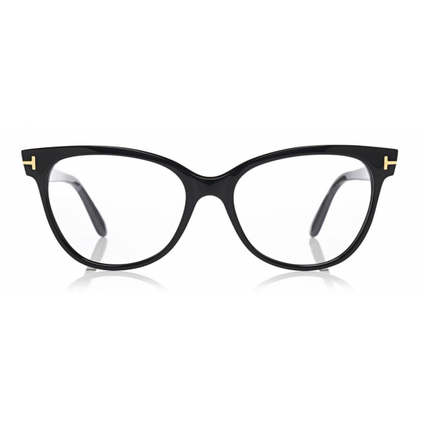 Tom Ford - Cat-Eye Optical Glasses - Occhiali da Vista Cat-Eye in Acetato - Nero - FT5291 - Occhiali da Vista - Tom Ford Eyewear