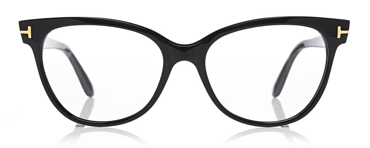 Tom Ford - Cat-Eye Optical Glasses - Cat-Eye Acetate Optical Glasses -  Black - FT5291 - Optical Glasses - Tom Ford Eyewear - Avvenice