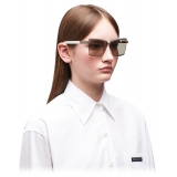 Prada - Prada Duple - Rectangular Sunglasses - Clay Taupe - Prada Collection - Sunglasses - Prada Eyewear