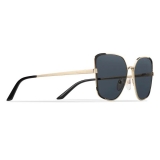 Prada - Prada Eyewear - Square Sunglasses - Opaque Black Pale Gold - Sunglasses - Prada Eyewear