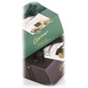 Vincente Delicacies - Torroncini Mandorla Ricoperti di Cioccolato Extra Fondente 70% - Glamour - Cofanetto Fiocco