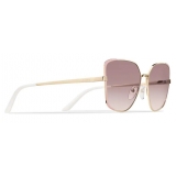 Prada - Prada Eyewear - Square Sunglasses - Opaque Cameo Beige Pale Gold - Sunglasses - Prada Eyewear