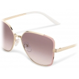 Prada - Prada Eyewear - Square Sunglasses - Opaque Cameo Beige Pale Gold - Sunglasses - Prada Eyewear