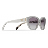 Prada - Prada Eyewear Collection - Occhiali Cat-Eye - Cristallo Talco - Prada Collection - Occhiali da Sole - Prada Eyewear