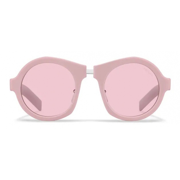 Prada - Prada Duple - Round Sunglasses - Petal Pink - Prada Collection -  Sunglasses - Prada Eyewear - Avvenice