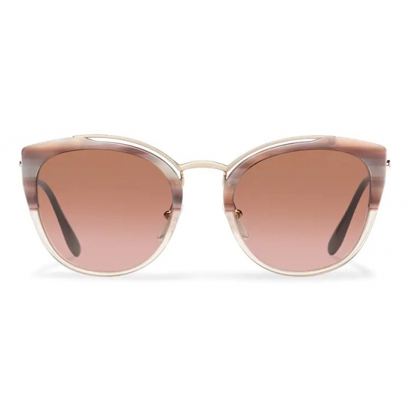 Prada - Round Sunglasses - Horn Cocoa - Prada Collection - Sunglasses - Prada Eyewear