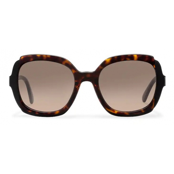 Prada - Oversized Sunglasses - Tortoiseshell + Black - Prada Collection - Sunglasses - Prada Eyewear