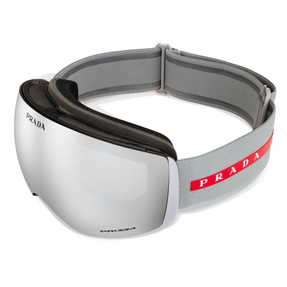 Prada Prada Ski Goggles – Silver, Orange Lens Swag, Drip AP0955402