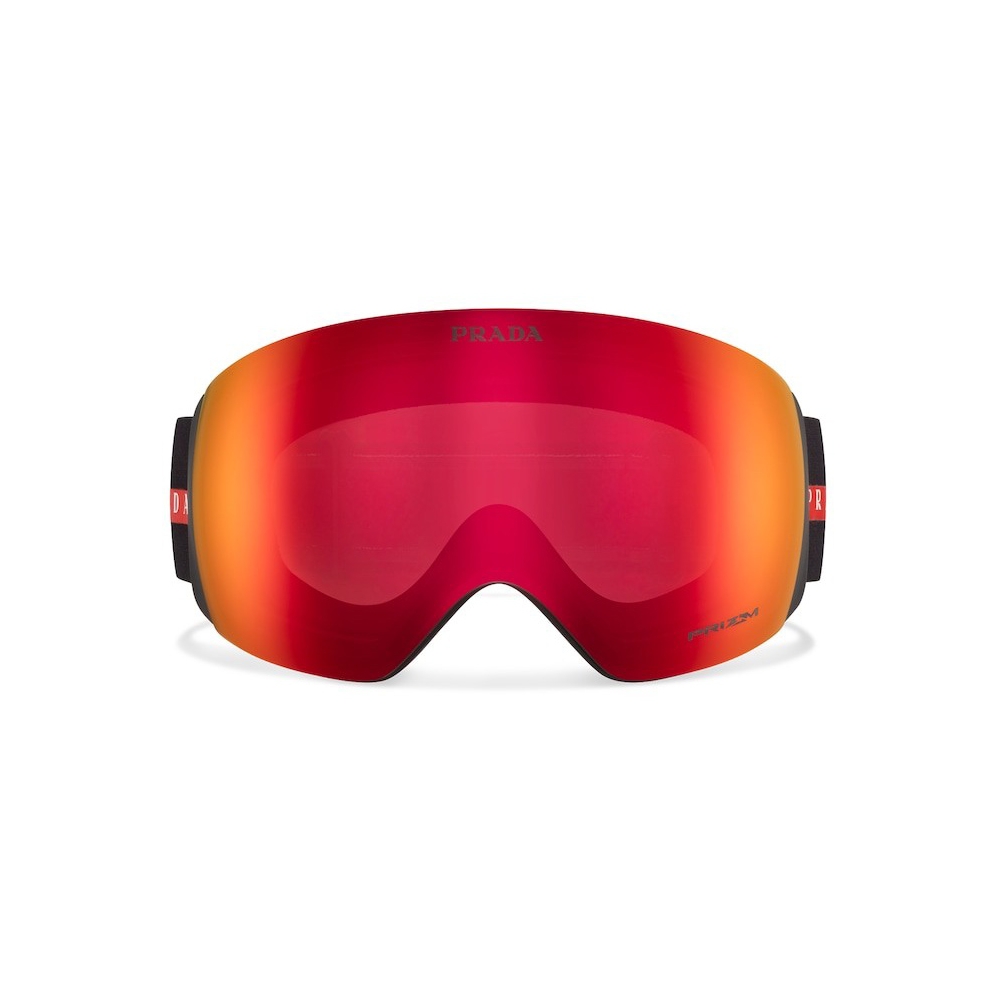 FOR SALE* 00s Prada Sport 'Linea Rossa' Goggle Motorcycle Helmet