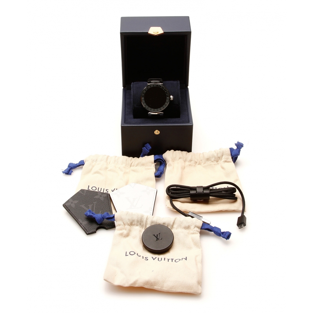 Louis+Vuitton+Tambour+Horizon+Smart+Watch+Qa05+2+%23c007 for sale online
