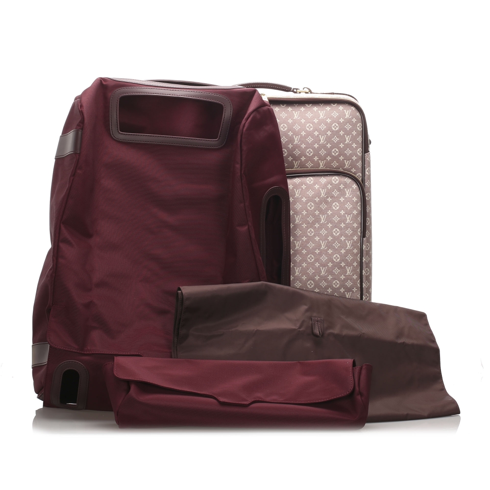 Louis Vuitton Vintage - Monogram Idylle Pegase 55 - Pink Brown - Leather Trolley - Luxury High ...