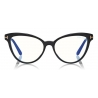 Tom Ford - Blue Block Optical Glasses - Cat-Eye Optical Glasses - Black - FT5639-B - Optical Glasses - Tom Ford Eyewear