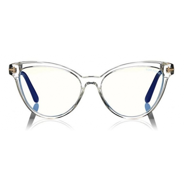 Tom Ford - Blue Block Optical Glasses - Occhiali da Vista Cat-Eye - Chiaro - FT5639-B - Occhiali da Vista - Tom Ford Eyewear