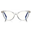 Tom Ford - Blue Block Optical Glasses - Cat-Eye Optical Glasses - Clear - FT5639-B - Optical Glasses - Tom Ford Eyewear
