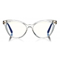 Tom Ford - Blue Block Optical Glasses - Occhiali da Vista Cat-Eye - Chiaro - FT5639-B - Occhiali da Vista - Tom Ford Eyewear