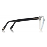 Tom Ford - Blue Block Optical Glasses - Occhiali da Vista Cat-Eye - Chiaro - FT5639-B - Occhiali da Vista - Tom Ford Eyewear