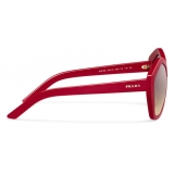 Prada - Oversized Sunglasses - Ruby Red - Prada Collection - Sunglasses - Prada Eyewear