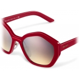 Prada - Oversized Sunglasses - Ruby Red - Prada Collection - Sunglasses - Prada Eyewear