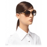 Prada - Oversized Sunglasses - Medium Tortoiseshell - Prada Collection - Sunglasses - Prada Eyewear