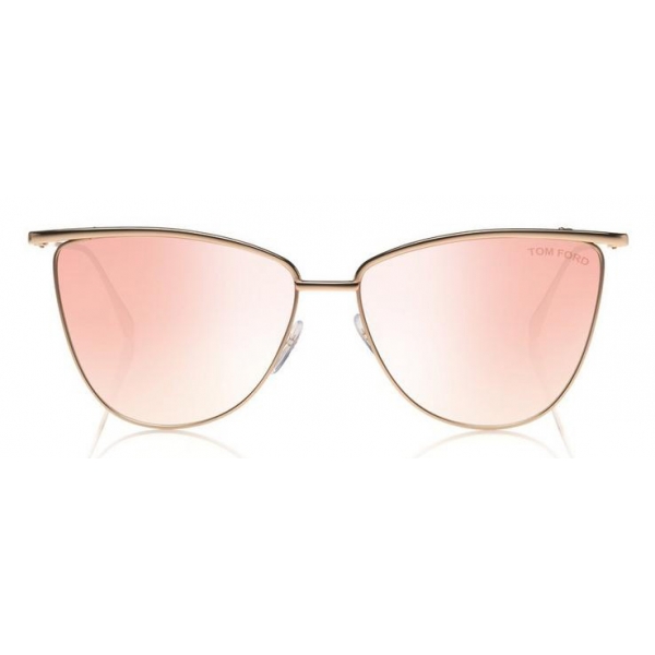 Tom Ford - Veronica Sunglasses - Cat-Eye Acetate Sunglasses - Pink - FT0684 - Sunglasses - Tom Ford Eyewear