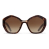 Prada - Occhiali Oversized - Tartaruga - Prada Collection - Occhiali da Sole - Prada Eyewear