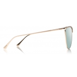 Tom Ford - Veronica Sunglasses - Cat-Eye Acetate Sunglasses - Rose Gold Blue - FT0684 - Sunglasses - Tom Ford Eyewear