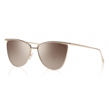 Tom Ford - Veronica Sunglasses - Cat-Eye Acetate Sunglasses - Rose Gold Brown - FT0684 - Sunglasses - Tom Ford Eyewear