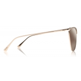 Tom Ford - Veronica Sunglasses - Cat-Eye Acetate Sunglasses - Rose Gold Brown - FT0684 - Sunglasses - Tom Ford Eyewear