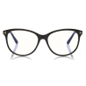Tom Ford - Blue Block Optical Glasses - Occhiali Cat-Eye in Acetato - Nero - FT5544-B - Occhiali da Vista - Tom Ford Eyewear
