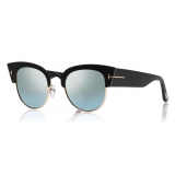 Tom Ford - Alexandra Sunglasses - Cat-Eye Acetate Sunglasses - Black Blue - FT0607 - Sunglasses - Tom Ford Eyewear