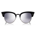 Tom Ford - Alexandra Sunglasses - Occhiali Cat-Eye in Acetato - Nero Miele - FT0607 - Occhiali da Sole - Tom Ford Eyewear
