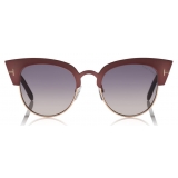 Tom Ford - Alexandra Sunglasses - Cat-Eye Acetate Sunglasses - Pink - FT0607 - Sunglasses - Tom Ford Eyewear