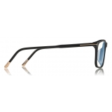 Tom Ford - Blue Block Optical Glasses - Occhiali Quadrati in Acetato - Nero - FT5646-D-B - Occhiali da Sole - Tom Ford Eyewear