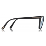 Tom Ford - Double Clip On Optical Glasses - Butterfly Optical Glasses - Black - FT5641-B - Optical Glasses - Tom Ford Eyewear
