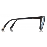 Tom Ford - Double Clip On Optical Glasses - Occhiali a Farfalla - Nero - FT5641-B - Occhiali da Vista - Tom Ford Eyewear