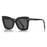 Tom Ford - Double Clip On Optical Glasses - Butterfly Optical Glasses - Black - FT5641-B - Optical Glasses - Tom Ford Eyewear