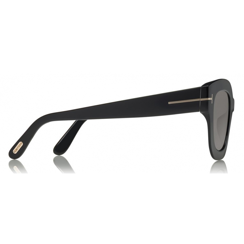 Tom Ford - Pia Sunglasses - Square Acetate Sunglasses - Black