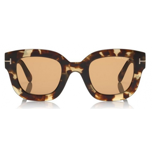 Tom Ford - Pia Sunglasses - Square Acetate Sunglasses - Havana - FT0659 - Sunglasses - Tom Ford Eyewear