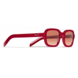 Prada - Rectangular Sunglasses - Ruby Red - Prada Collection - Sunglasses - Prada Eyewear