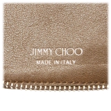 Jimmy Choo Vintage - Embellished Leather Wallet - Marrone - Portafoglio in Pelle e Vitello - Alta Qualità Luxury