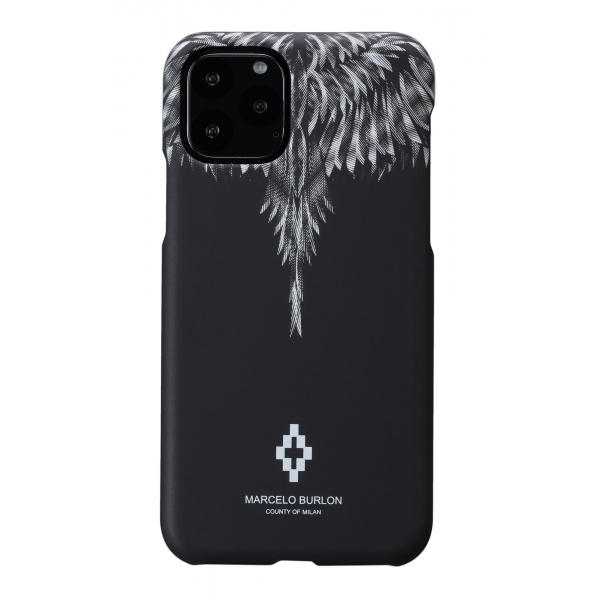 Marcelo Burlon - Cover Sharp K BW - iPhone 11 Pro - Apple - County of Milan - Cover Stampata
