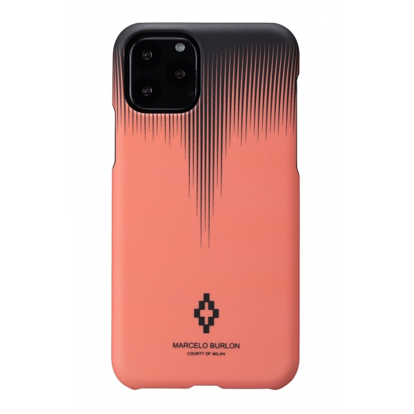 Marcelo Burlon - Cover Sharp Fall Wings Orange - iPhone 11 Pro - Apple - County of Milan - Cover Stampata