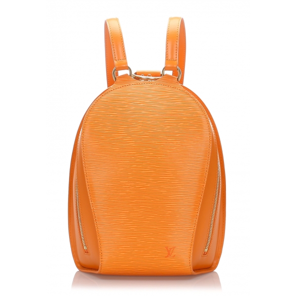 Louis Vuitton Vintage - Epi Mabillon Backpack - Orange - Leather