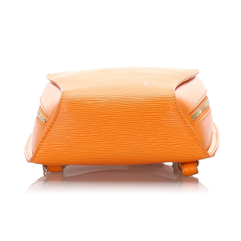 Louis Vuitton LV Discovery backpack Orange Leather ref.362557 - Joli Closet