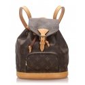 Louis Vuitton Vintage - Monogram Mini Montsouris Backpack - Brown - Canvas and Leather Backpack - Luxury High Quality