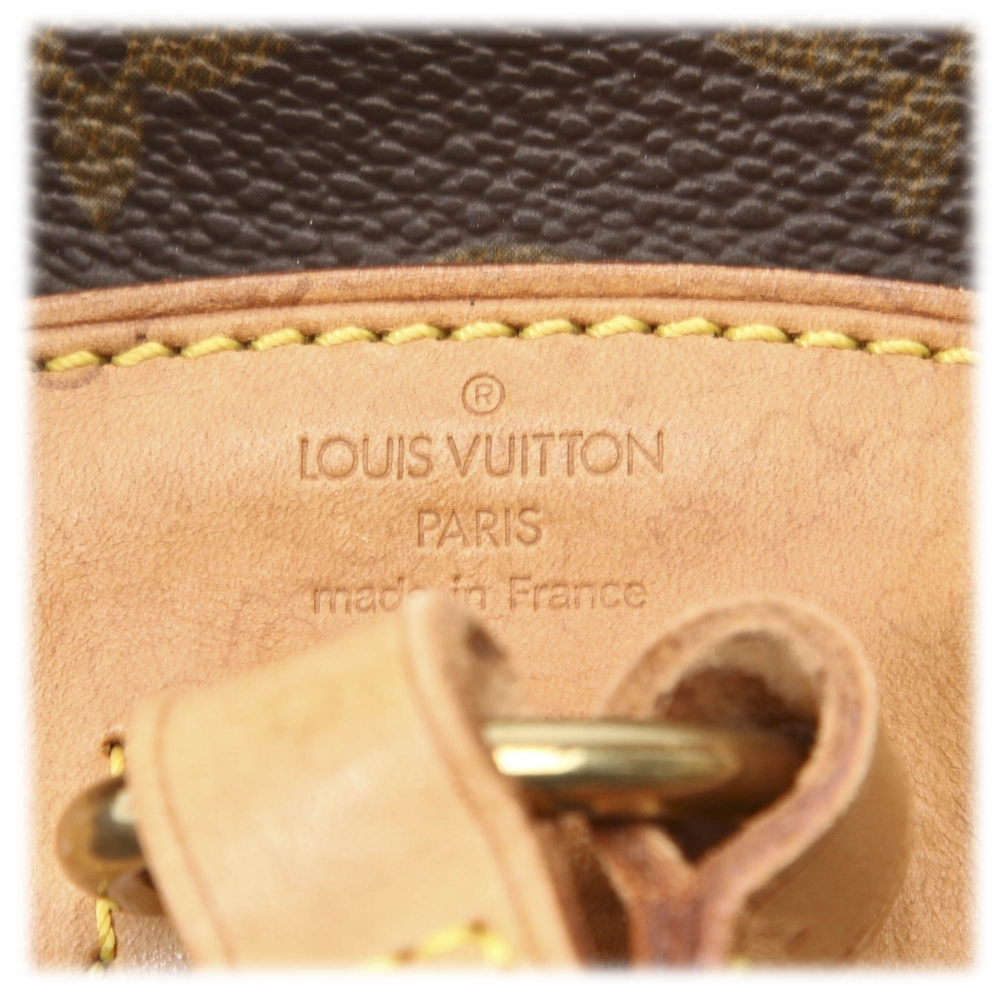 Louis Vuitton Montsouris Backpack Brown Canvas Monogram