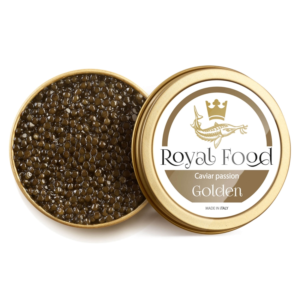 Royal Food Caviar - Golden - Siberian Caviar - Baeri Sturgeon - 250 g ...