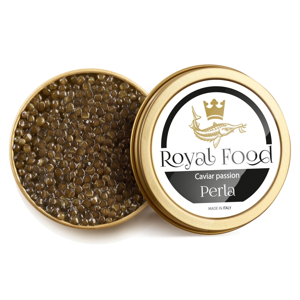 Royal Food Caviar - Pearl - Beluga Caviar - Huso and Naccarii Sturgeon -  100 g - Avvenice